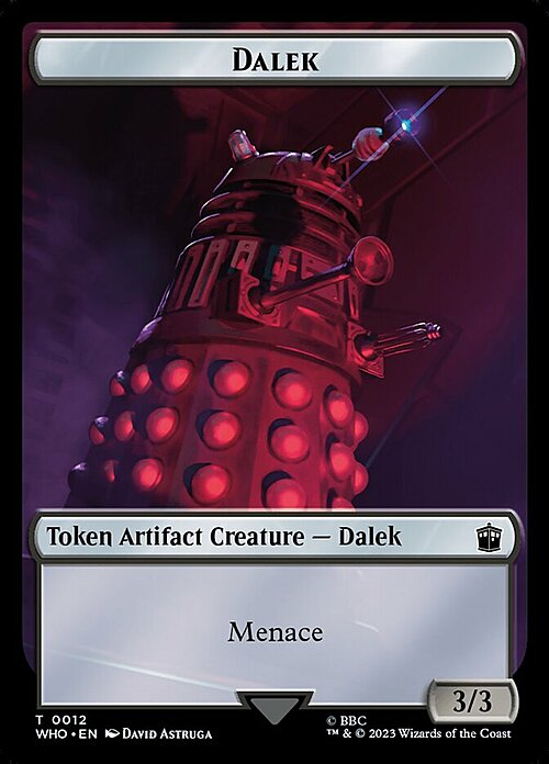 Dalek // Dinosaur Card Front