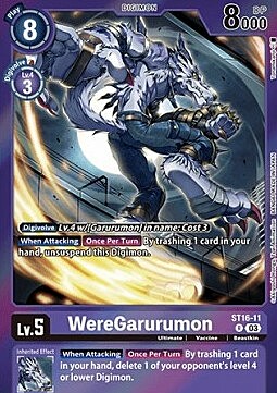 WereGarurumon Card Front