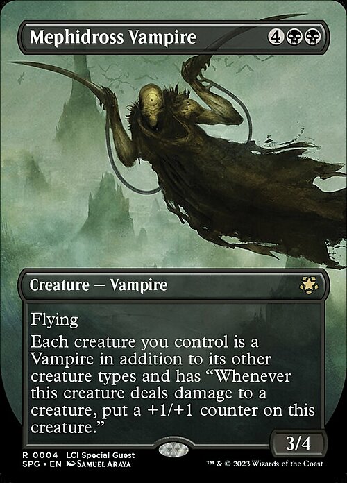 Mephidross Vampire Card Front