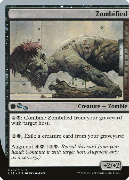 Zombified Card Front