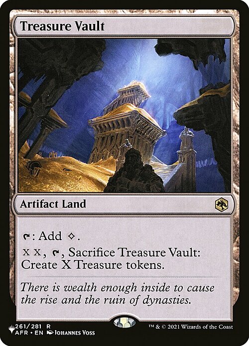 Treasure Vault Card Front