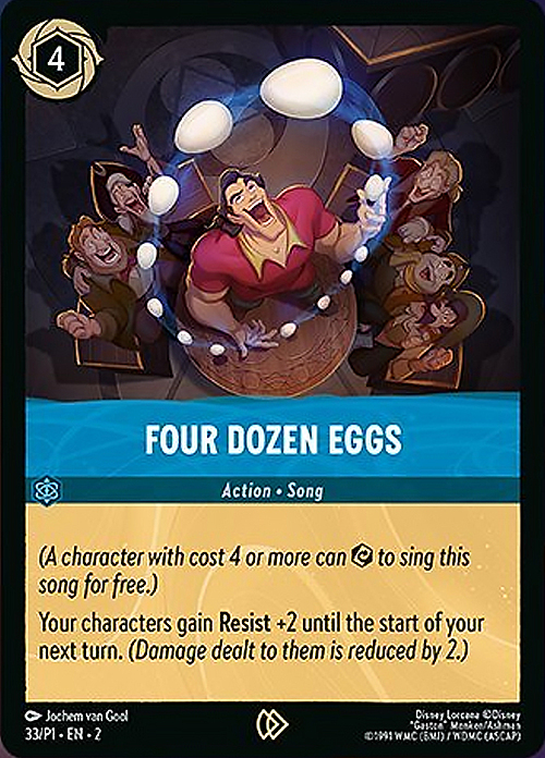 Four Dozen Eggs Card Front