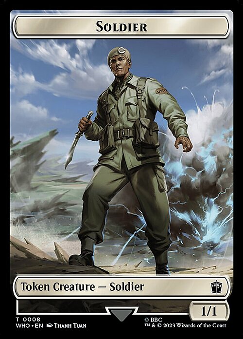 Soldier // Alien Salamander Card Front