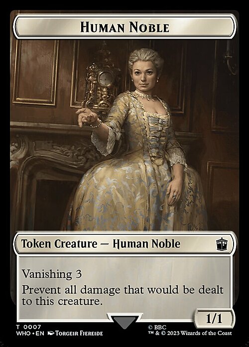 Human Noble // Mark of the Rani Card Front