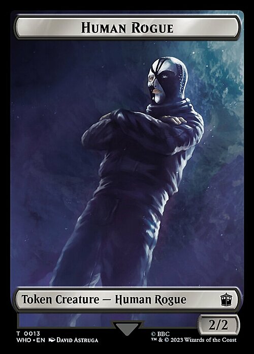 Human Rogue // Alien Salamander Card Front