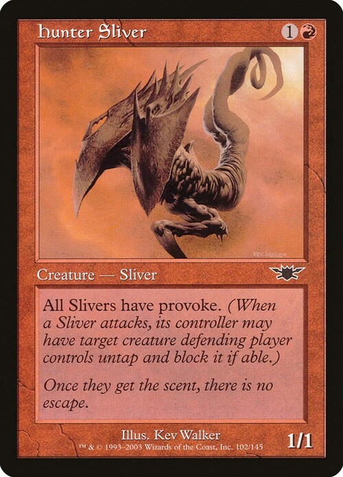 Hunter Sliver Card Front