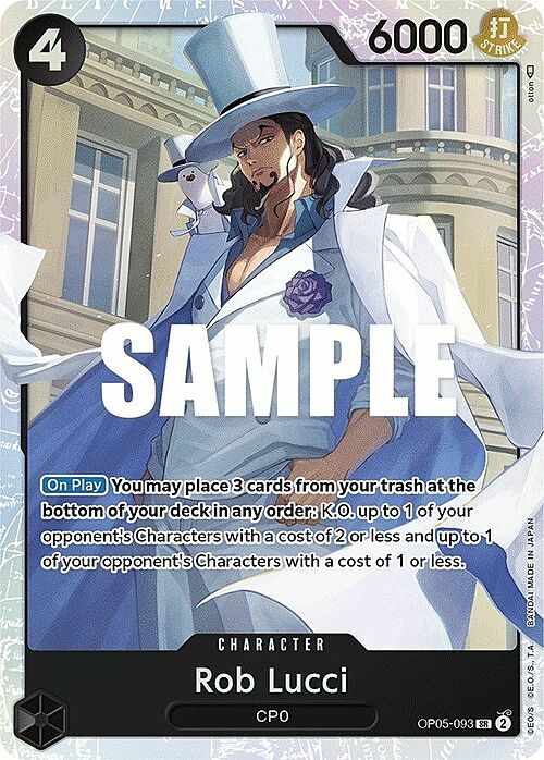 Rob Lucci Card Front