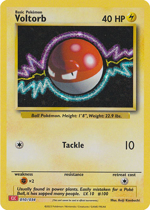 Voltorb Card Front