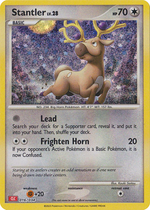 Stantler Lv.28 Card Front