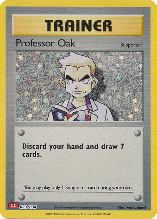 Professor Oak Card Front