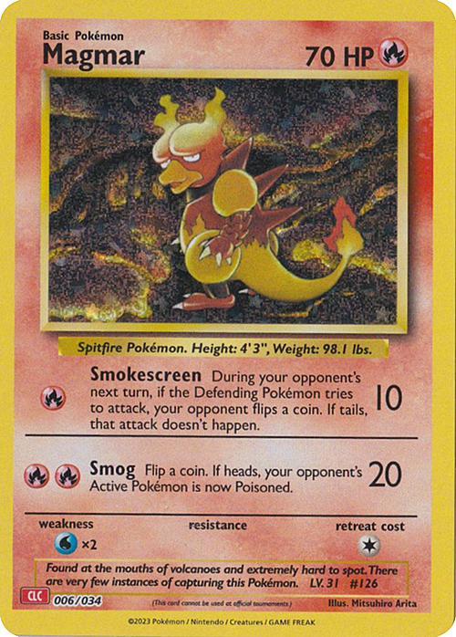 Magmar Card Front