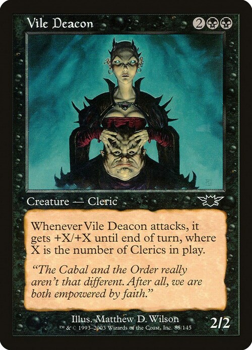 Vile Deacon Card Front