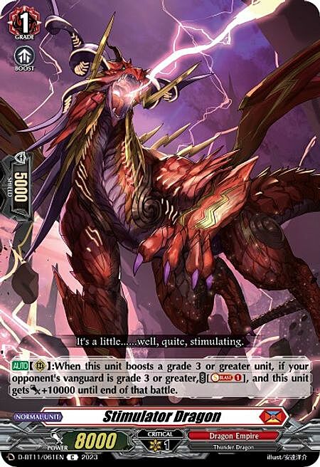 Stimulator Dragon Card Front