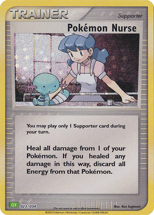 Pokémon Nurse Card Front