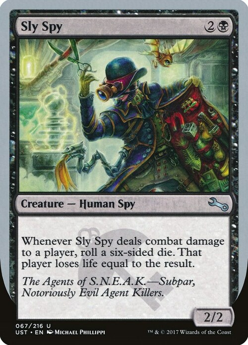 Sly Spy Card Front