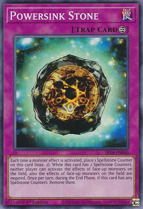 Powersink Stone Card Front