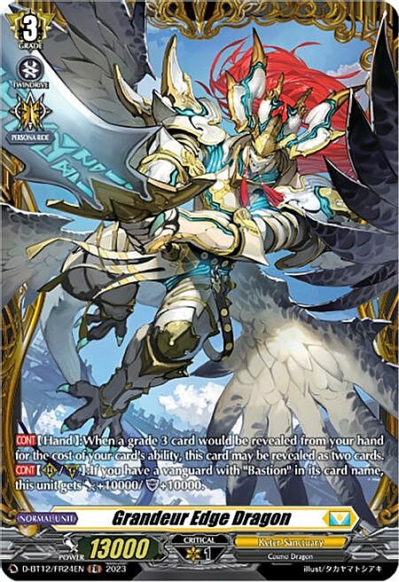 Grandeur Edge Dragon Card Front