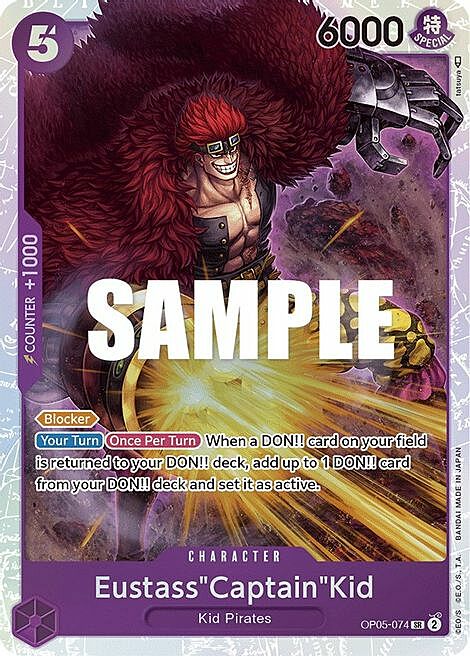 Eustass"Captain"Kid Card Front