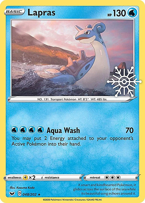 Lapras Card Front