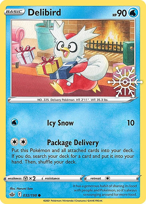 Delibird Card Front