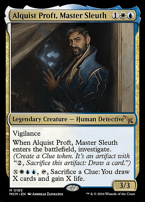 Alquist Proft, Master Sleuth Card Front