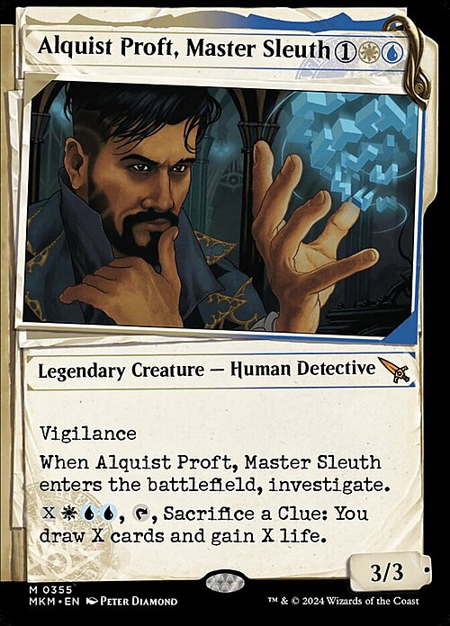 Alquist Proft, Master Sleuth Card Front