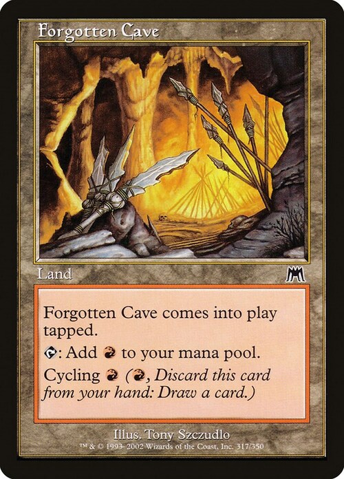 Forgotten Cave Card Front