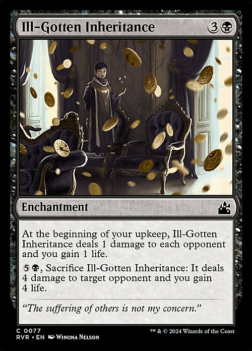 Ill-Gotten Inheritance Card Front