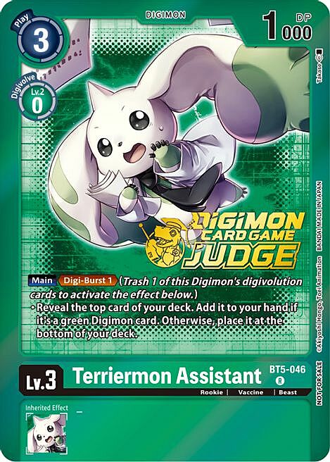 Terriermon Assistant Card Front