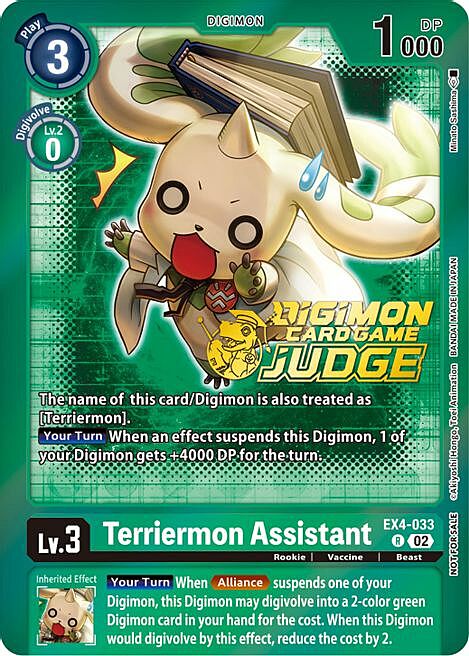 Terriermon Assistant Card Front