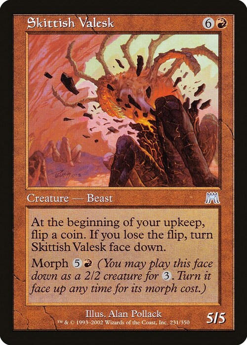 Skittish Valesk Card Front