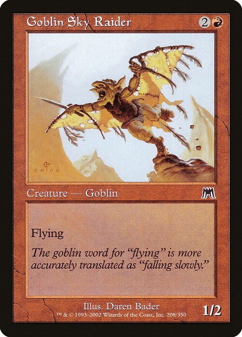 Goblin Sky Raider Card Front