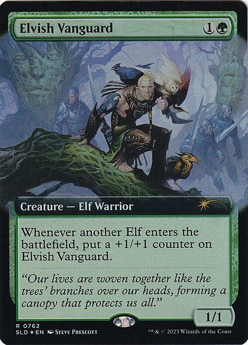 Elvish Vanguard Card Front