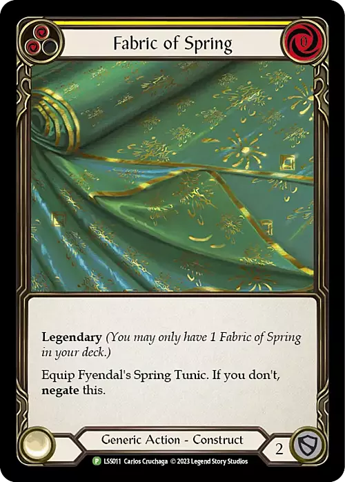 Fabric of Spring // Fyendal's Spring Tunic Card Front