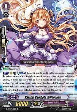 Nightmare Doll, Natalie Card Front