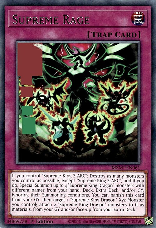 Supreme Rage Card Front