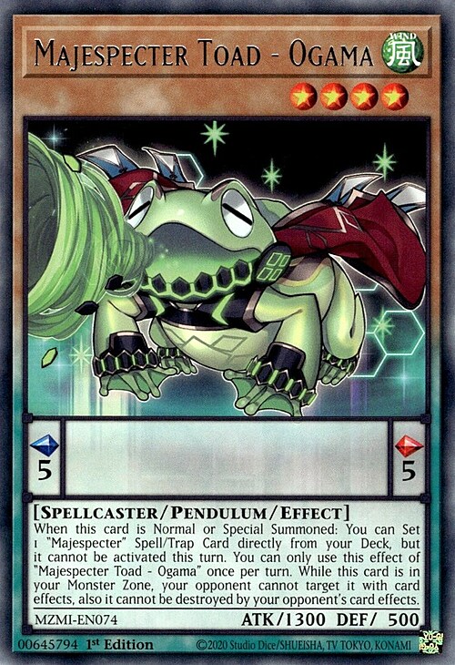 Majespecter Toad Card Front