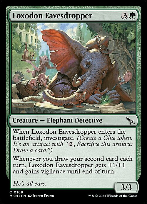 Loxodon Eavesdropper Card Front