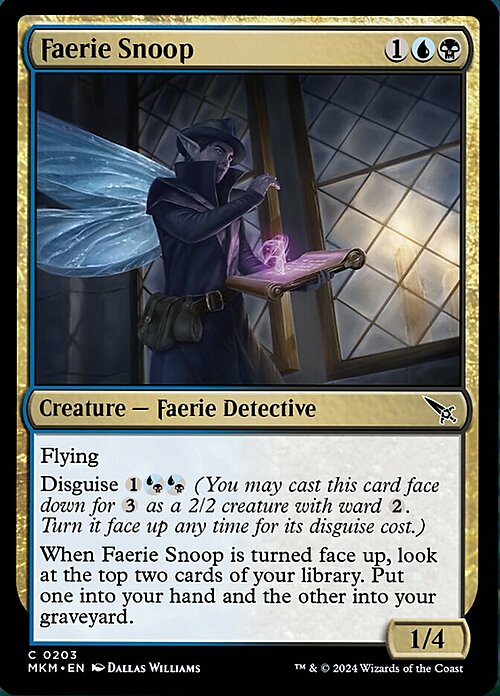 Faerie Snoop Card Front