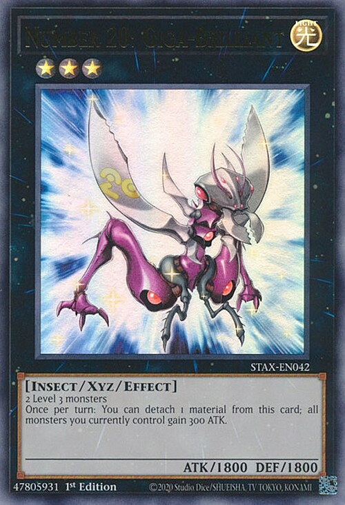 Number 20: Giga-Brilliant Card Front