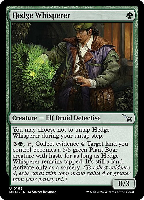 Hedge Whisperer Card Front