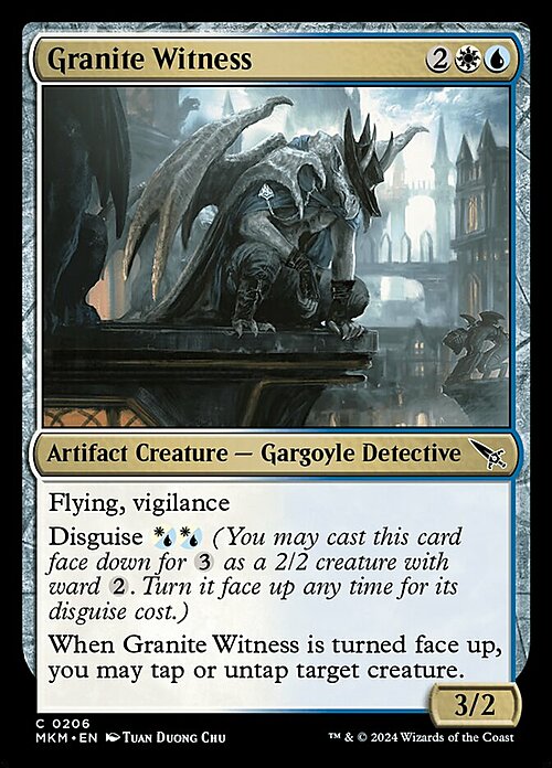 Granite Witness Card Front