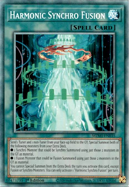 Harmonic Synchro Fusion Card Front