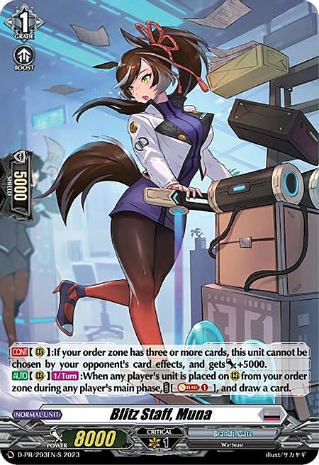 Blitz Staff, Muna Card Front