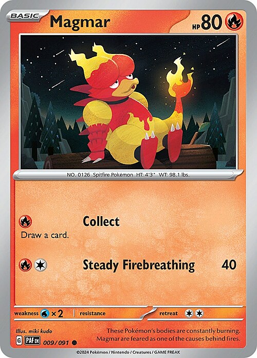 Magmar Card Front