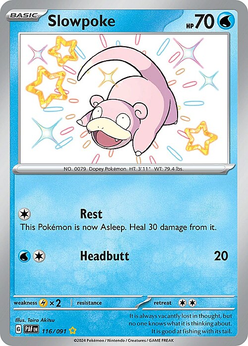 Slowpoke Card Front