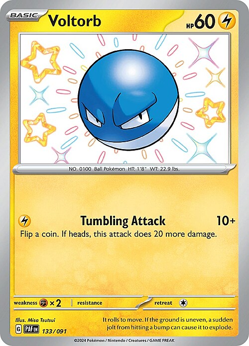 Voltorb Card Front