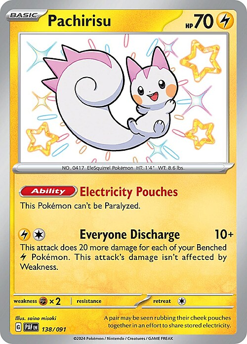 Pachirisu Card Front