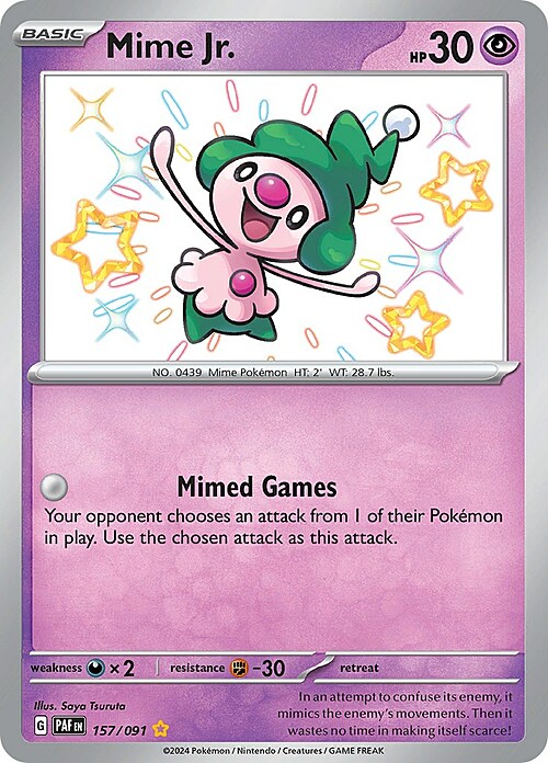 Mime Jr. Card Front