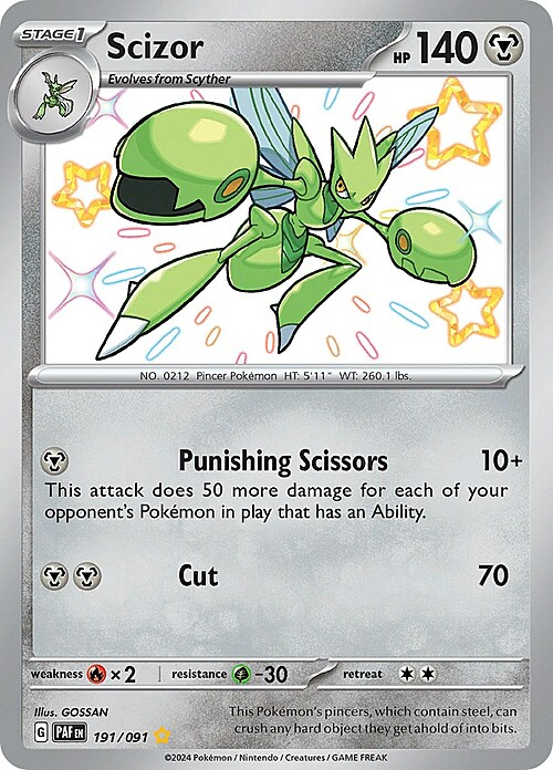 Scizor Card Front